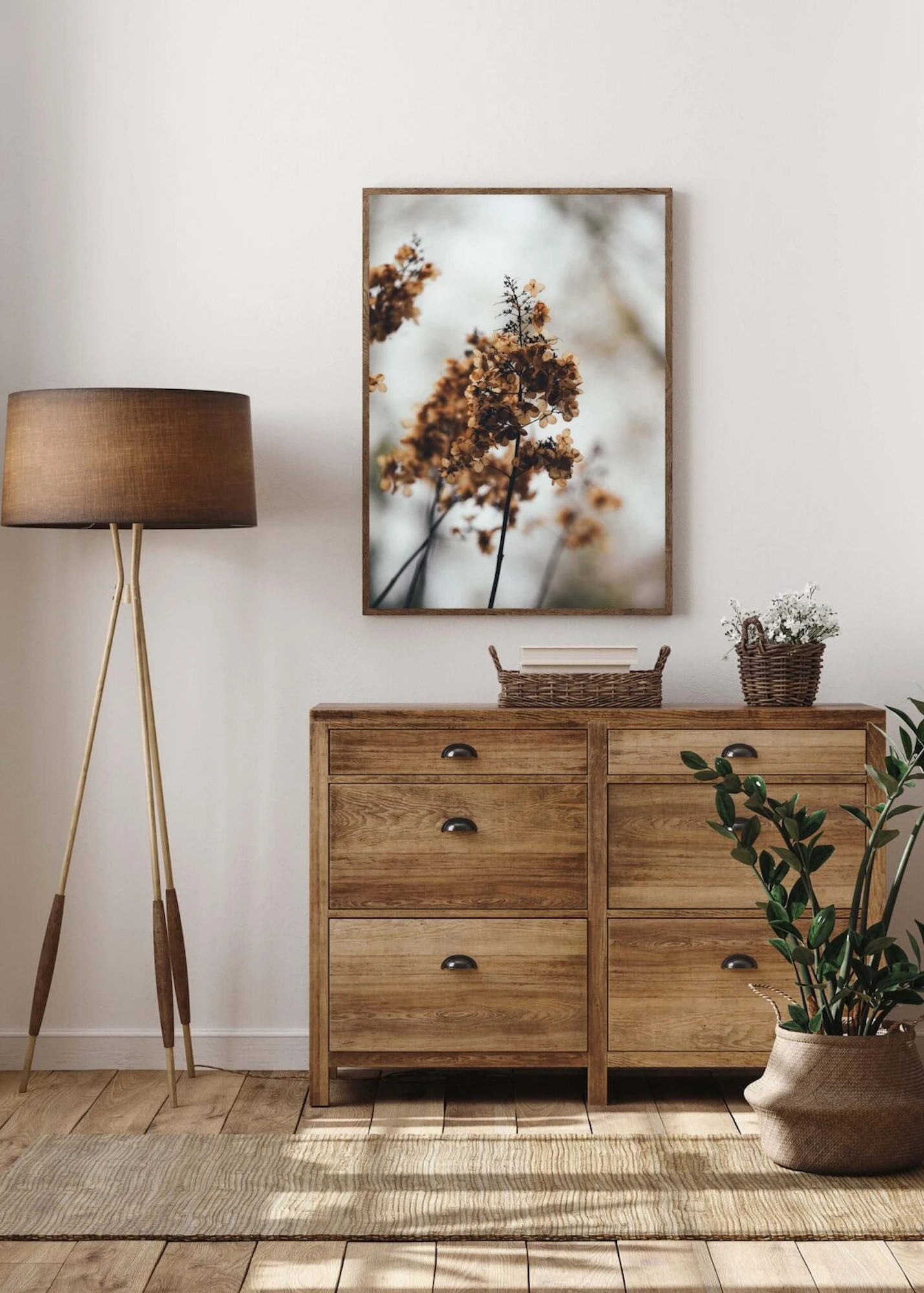 Plakat Bleak Wilting Hydrangea - obrazek 2