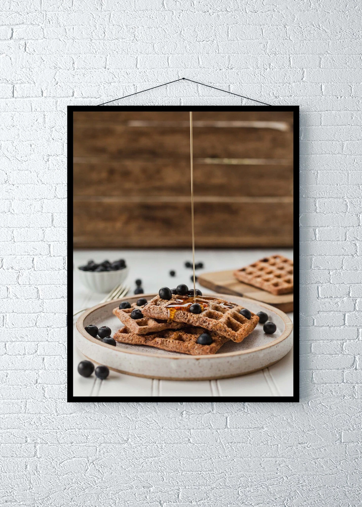 Plakat Blueberry Waffles - obrazek 2